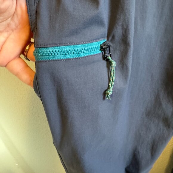 REI Co-op Men’s Hiking Pants 36x30 Blue Lightweight Zip Pocket - Picture 3 of 4